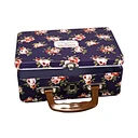 floral tin lunch box